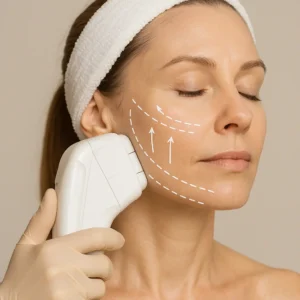 Woman having HI-FU to reduce wrinkles call LA LIPO Wantage Now!