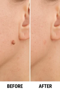 Skin tags removal Wantage before and after