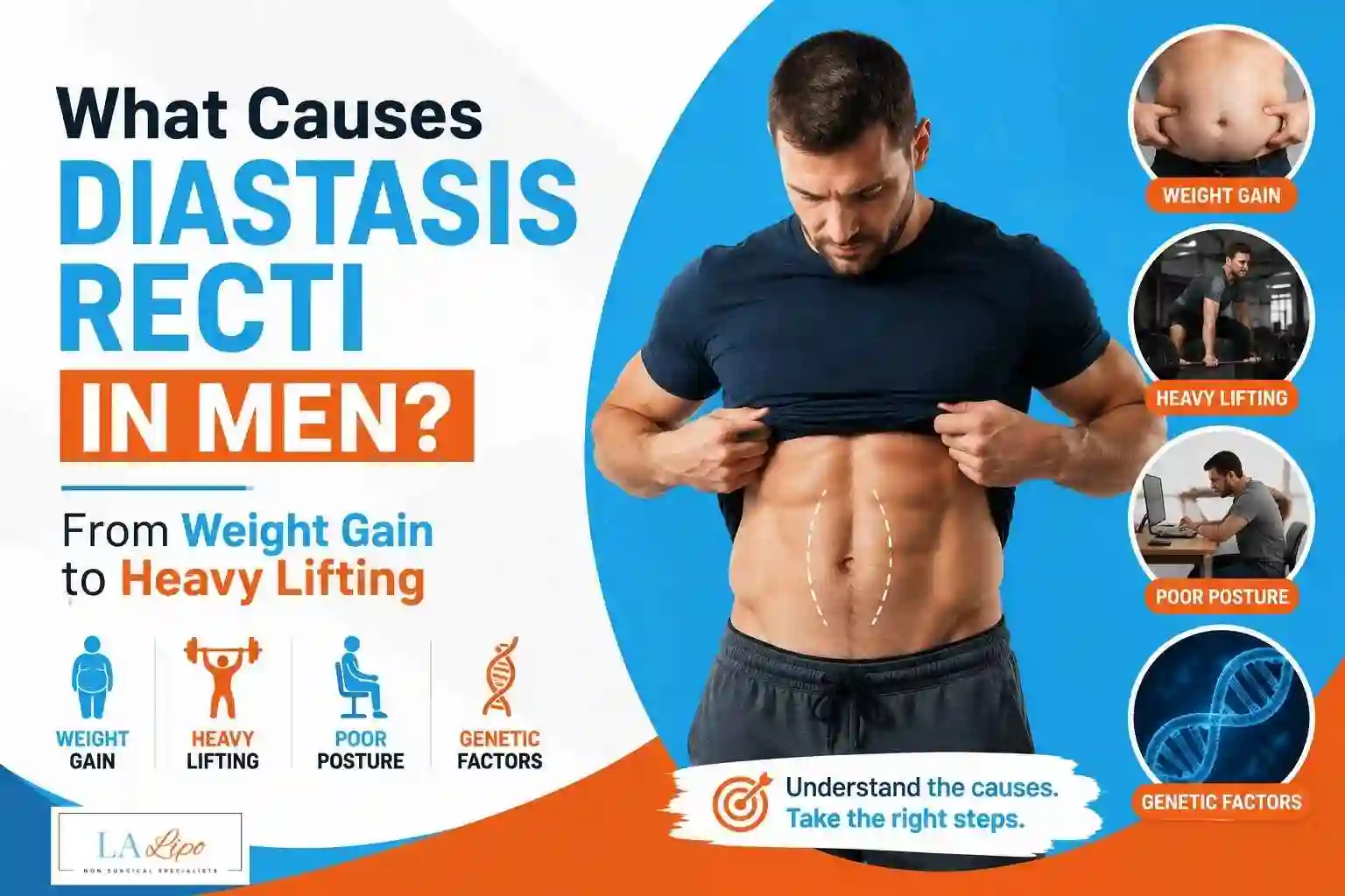 What Causes Diastasis Recti in Men? From Weight Gain to Heavy Lifting Wantage